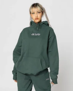Jacker Select Logo-Hoodie-Green