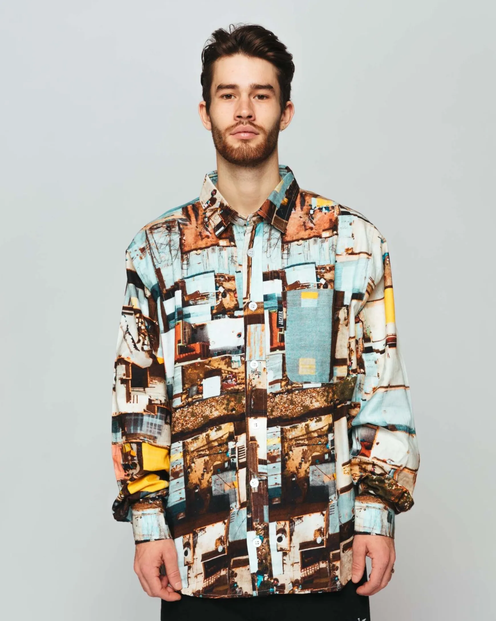 Jacker Slum-Chemise-Multi