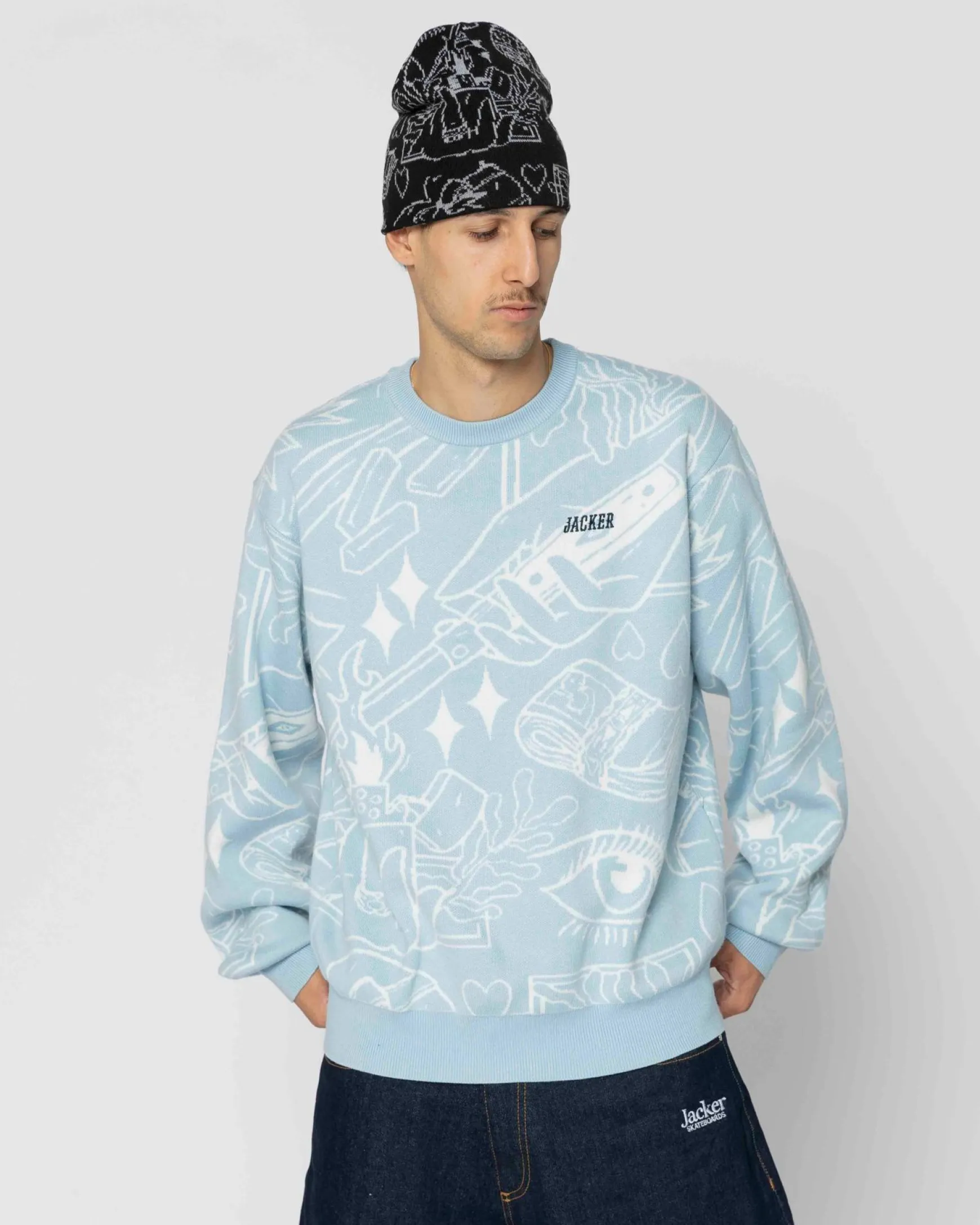 Jacker Soulmate-Knit-Blue