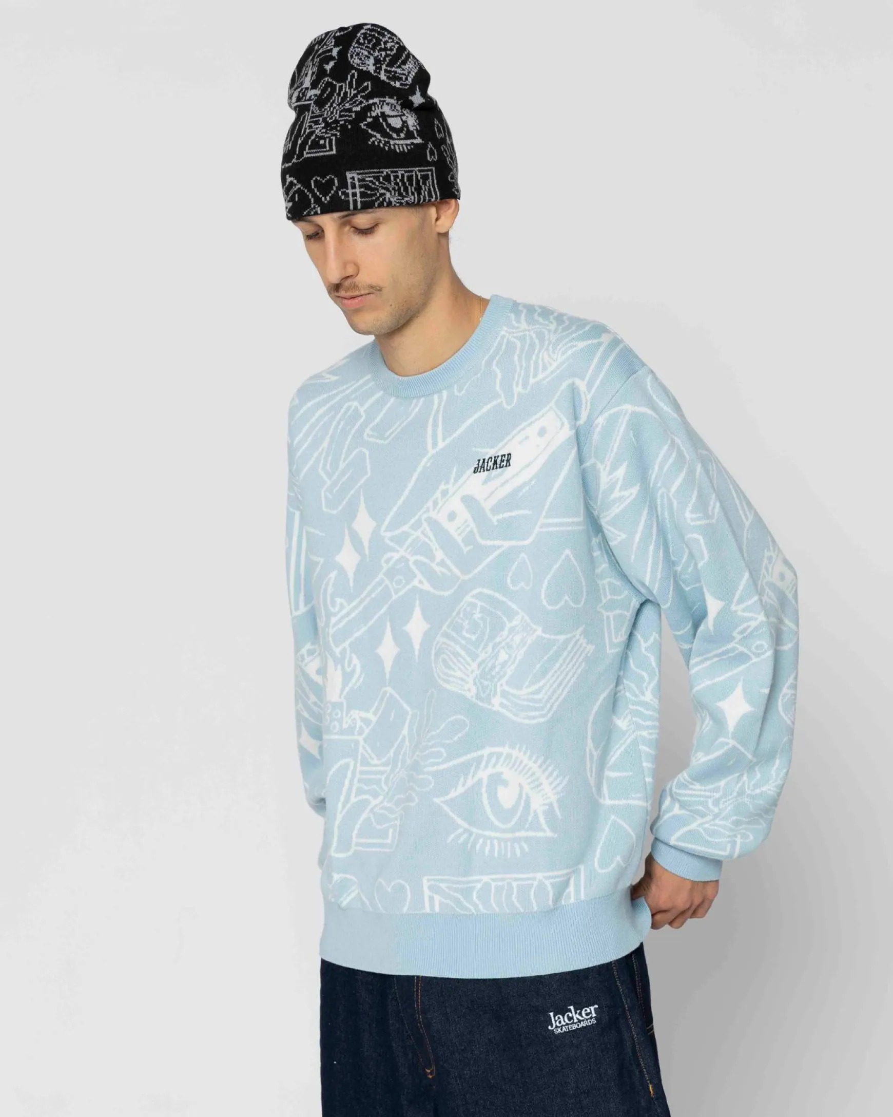 Jacker Soulmate-Knit-Blue