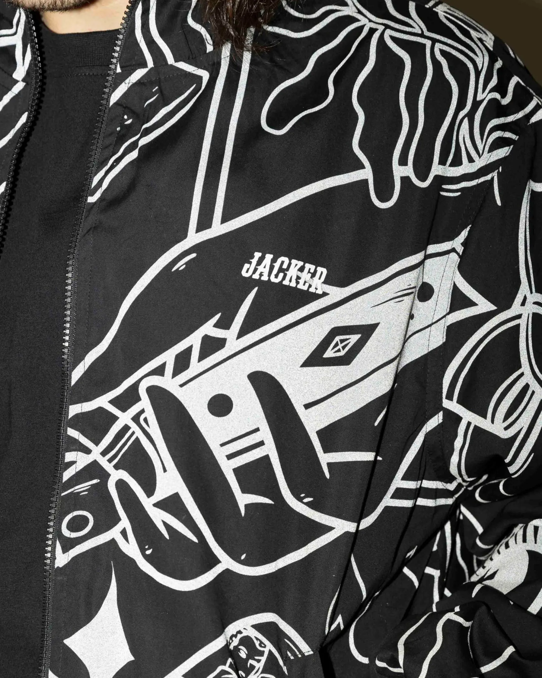 Jacker Soulmate-Reflective Jacket-Black