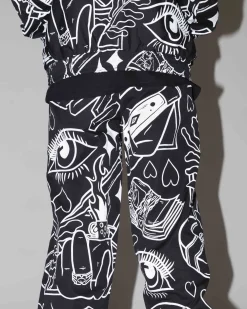 Jacker Soulmate-Reflective Pant-Black