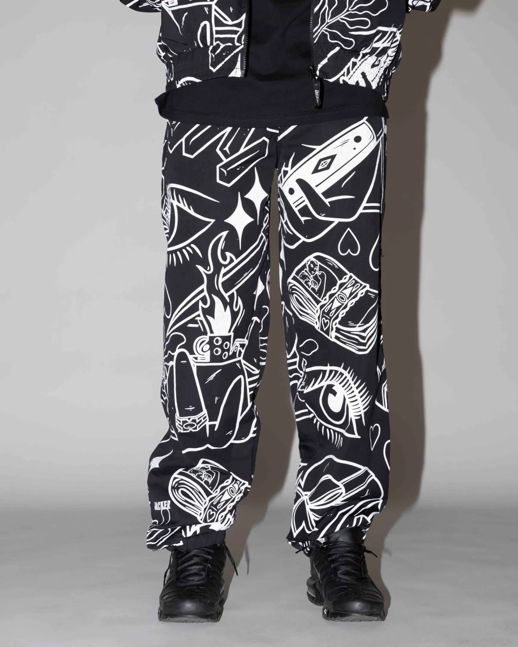 Jacker Soulmate-Reflective Pant-Black