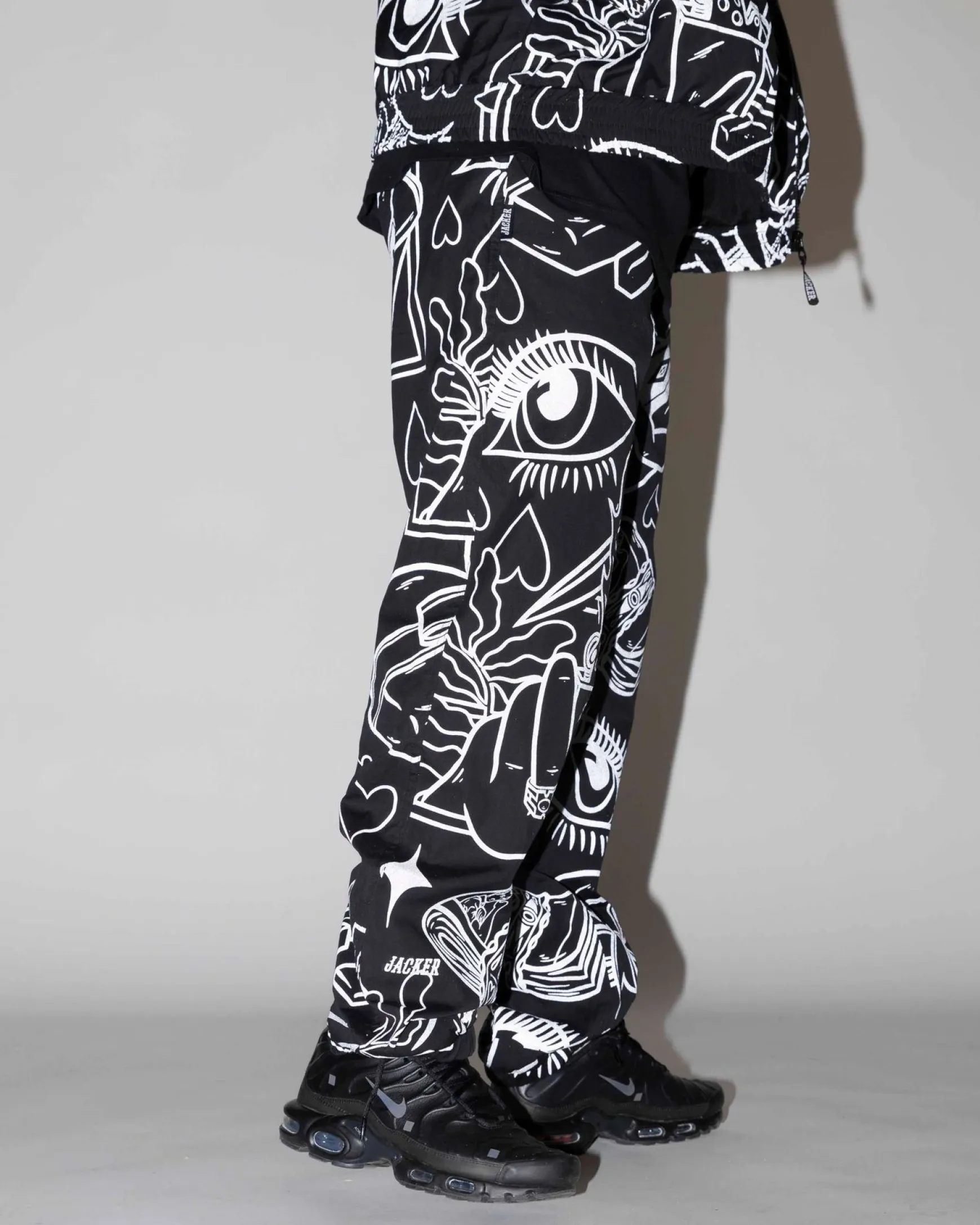 Jacker Soulmate-Reflective Pant-Black