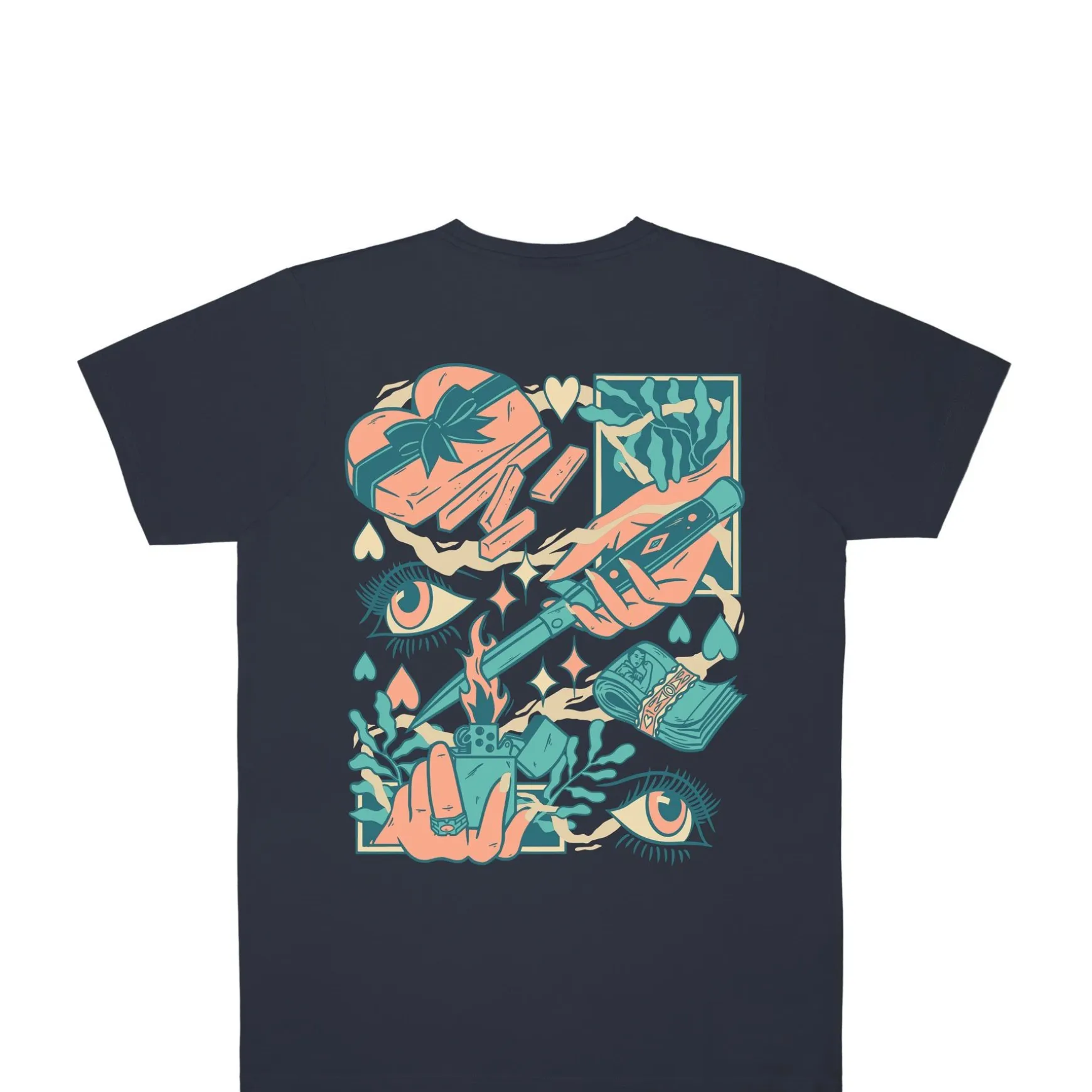 Jacker Soulmate-T-Shirt-Navy