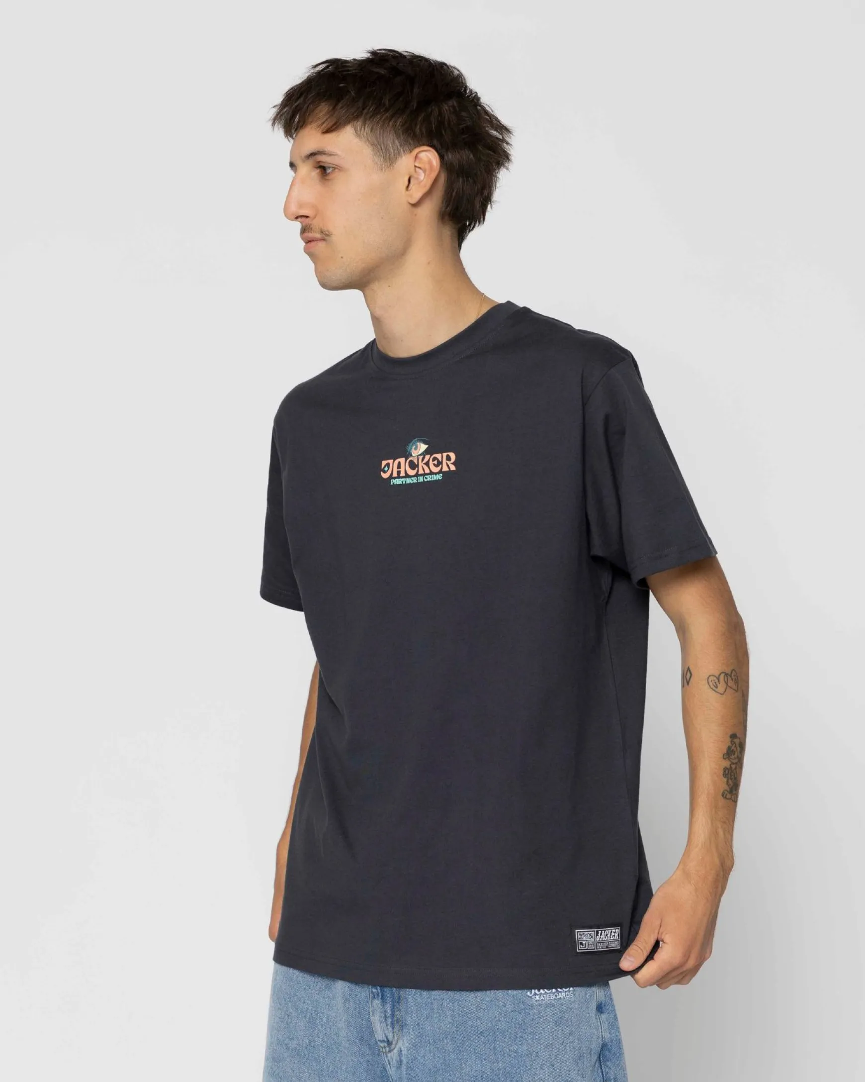 Jacker Soulmate-T-Shirt-Navy