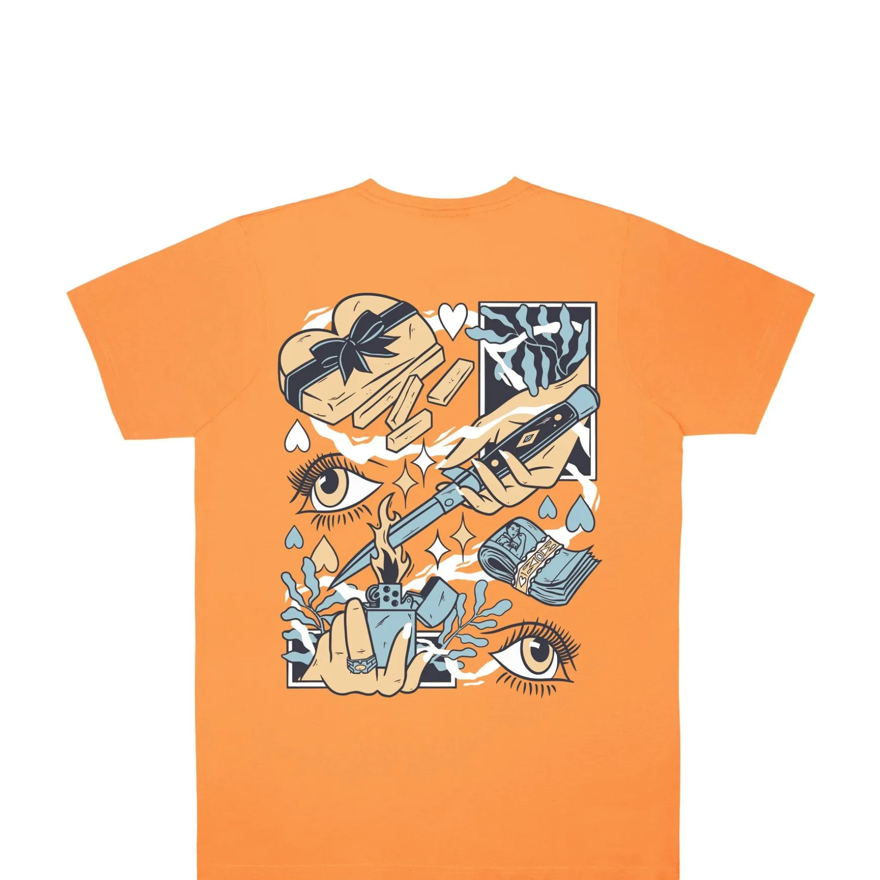 Jacker Soulmate-T-Shirt-Orange