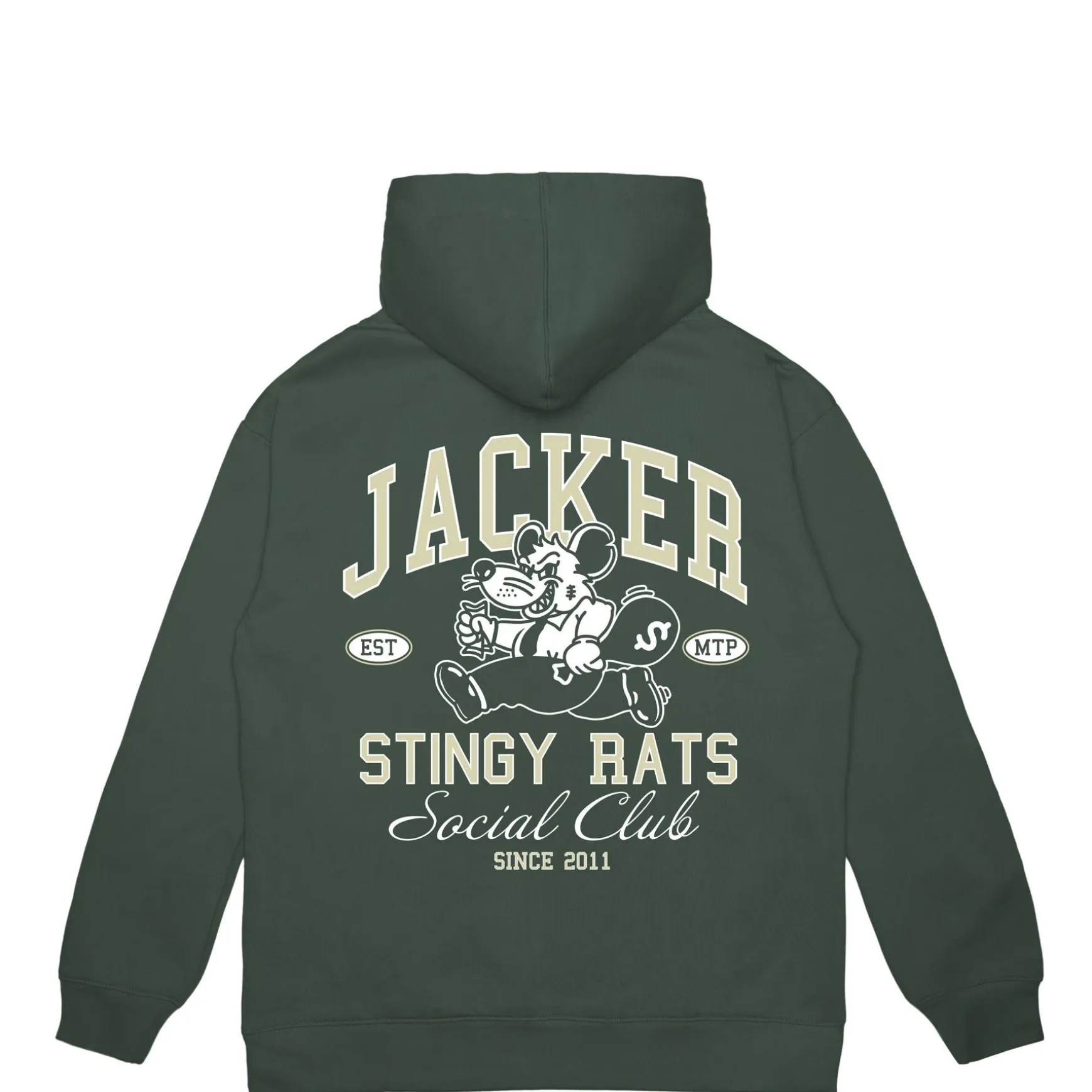 Jacker Stingy-Hoodie-Green