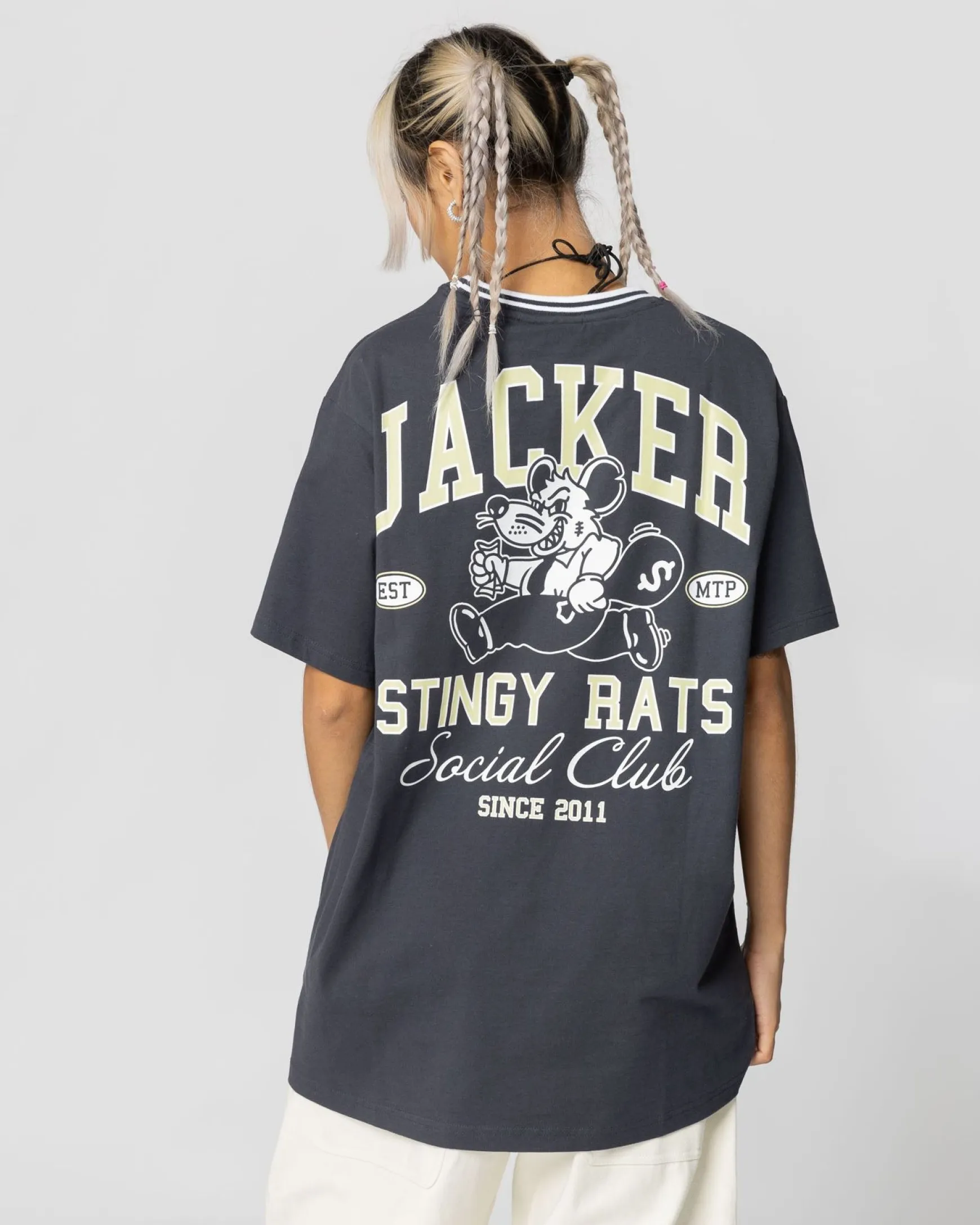 Jacker Stingy-T-Shirt-Navy