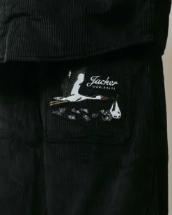 Jacker Stork Corduroy-Baggy Pant-Black
