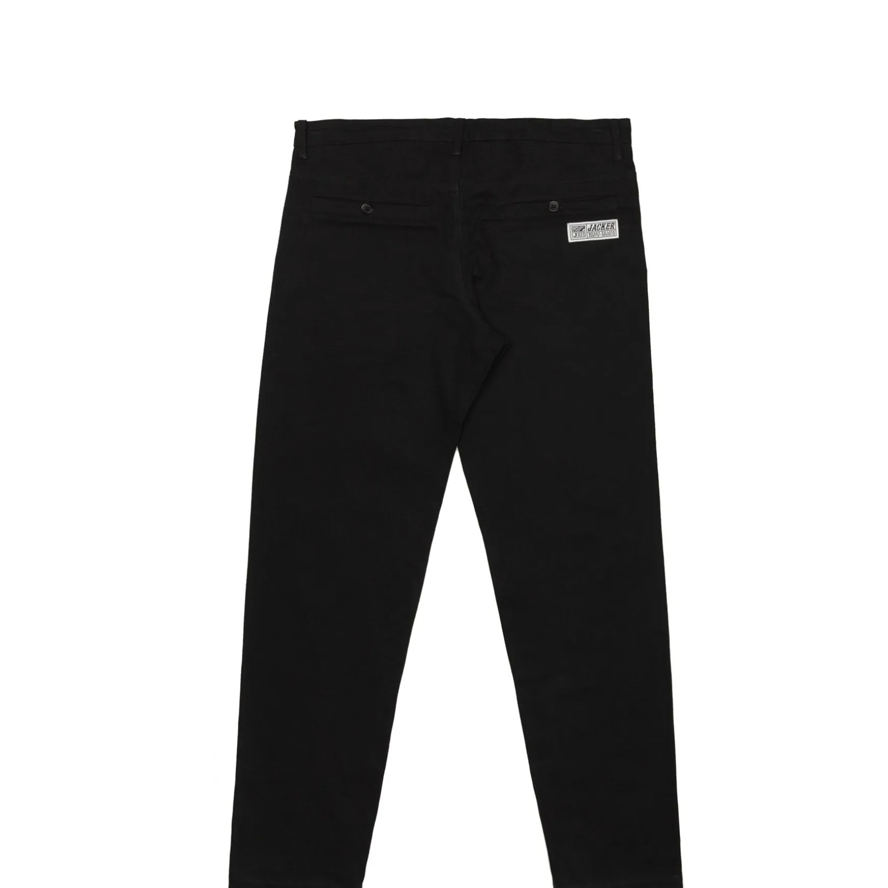 Jacker Team Logo-Chino Pant-Black