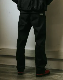 Jacker Team Logo-Chino Pant-Black