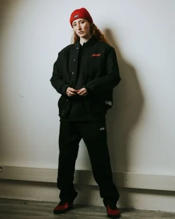 Jacker Team Logo-Chino Pant-Black