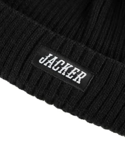Jacker Team Logo-Short Beanie-Black