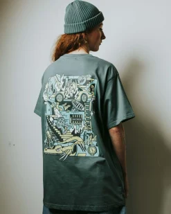 Jacker Team Logo-Short Beanie-Green