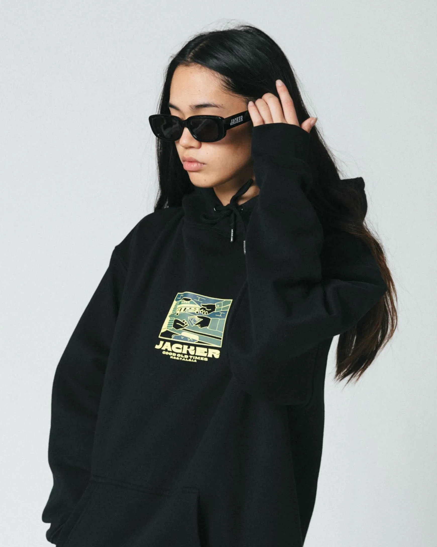 Jacker Team Logo-Sunglasses-Black