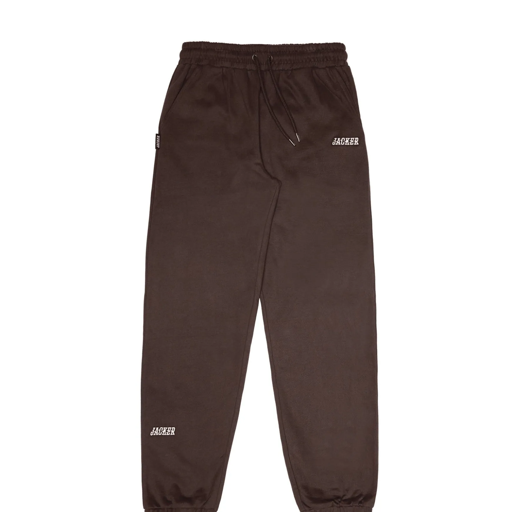 Jacker Team Logo-Sweatpant-Brown
