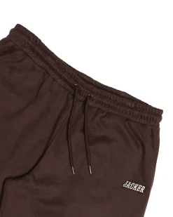 Jacker Team Logo-Sweatpant-Brown
