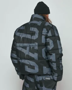 Jacker Team Puffer-Jacket Seaqual®-Black