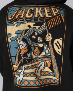 Jacker Therapy Hoodie-Black