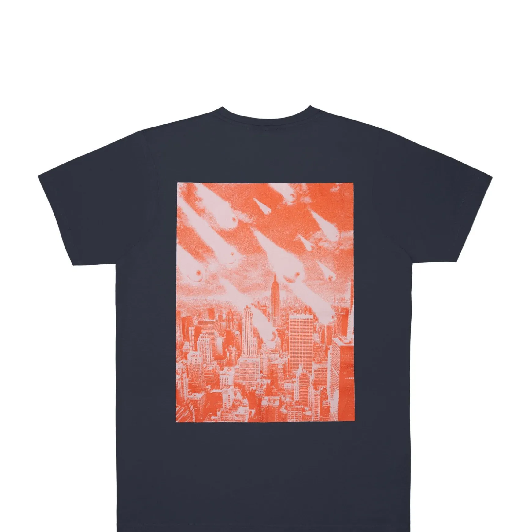 Jacker Tits Attack-T-Shirt-Navy