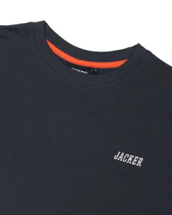 Jacker Tits Attack-T-Shirt-Navy